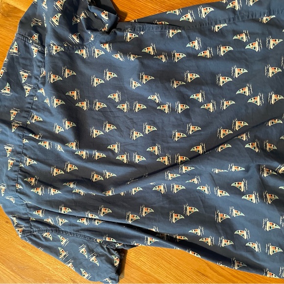 Denim & Flower slim fit sailboat shirt blue - Picture 3 of 3